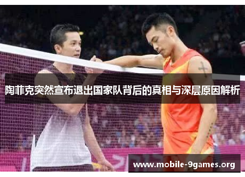 陶菲克突然宣布退出国家队背后的真相与深层原因解析 陶菲克突然宣布退出国家队背后的真相与深层原因解析